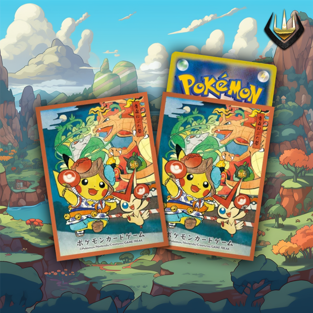 Pikachu Nebuta Festival Pokemon Center Card Sleeves [64 Sleeves]