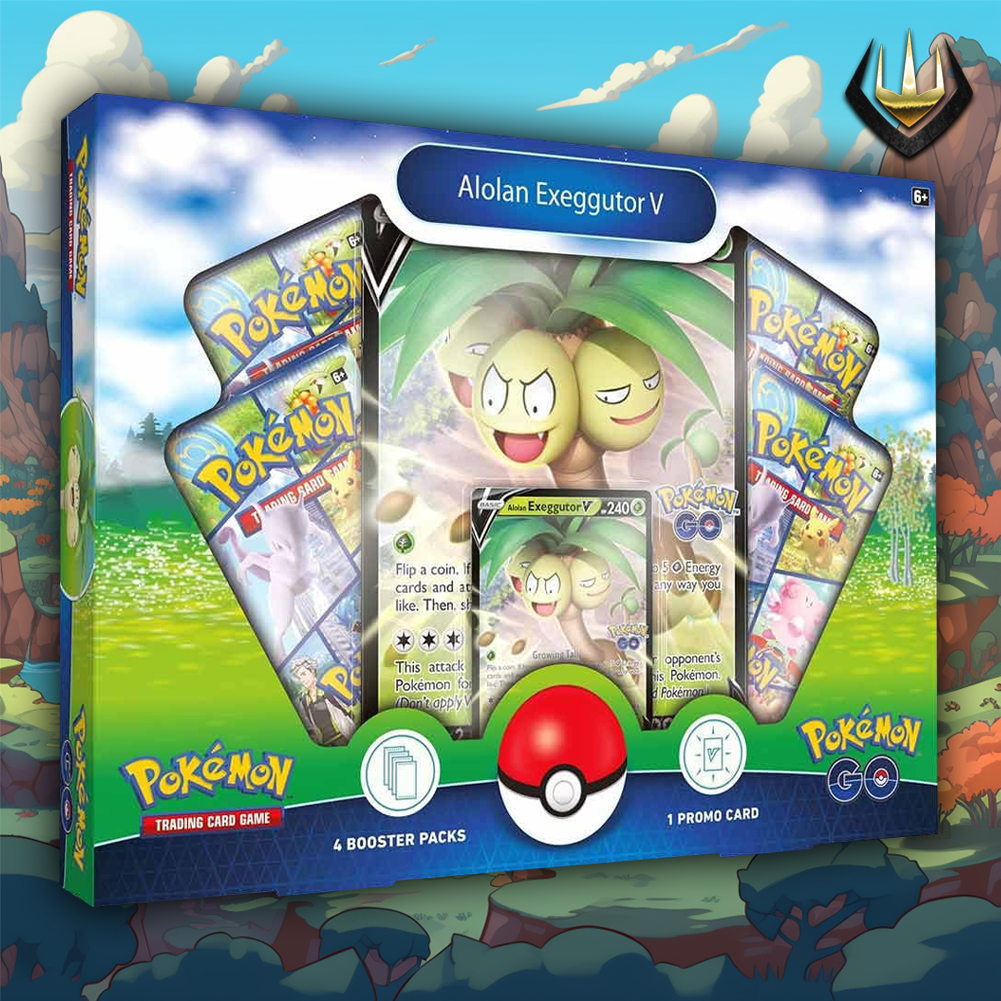 Pokemon Go Pokemon Alolan Exeggutor V Collection Box