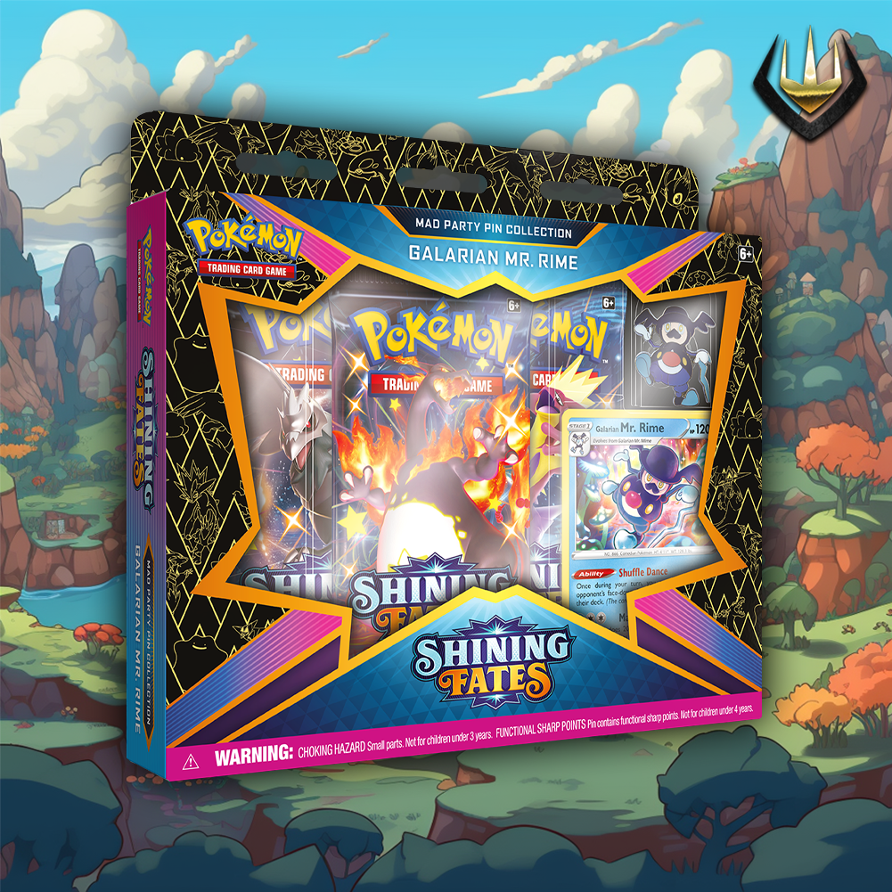 Shining Fates Pokémon Mad Party Pin Collection [Galarian Mr. Rime]