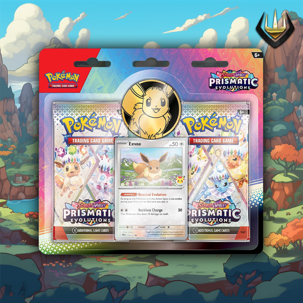 prismatic evolutions eevee pokemon day promo card blister pack Eevee Promo Prismatic Evolutions main image 1