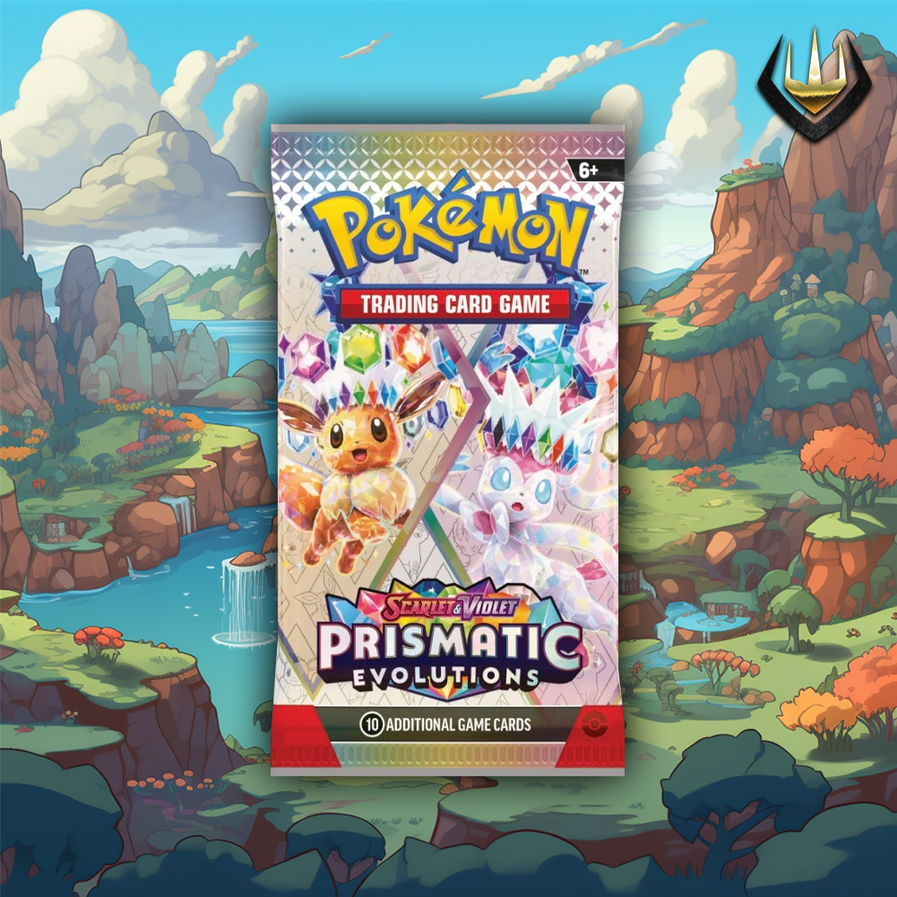Prismatic Evolutions Pokemon Booster Pack [Random Art]