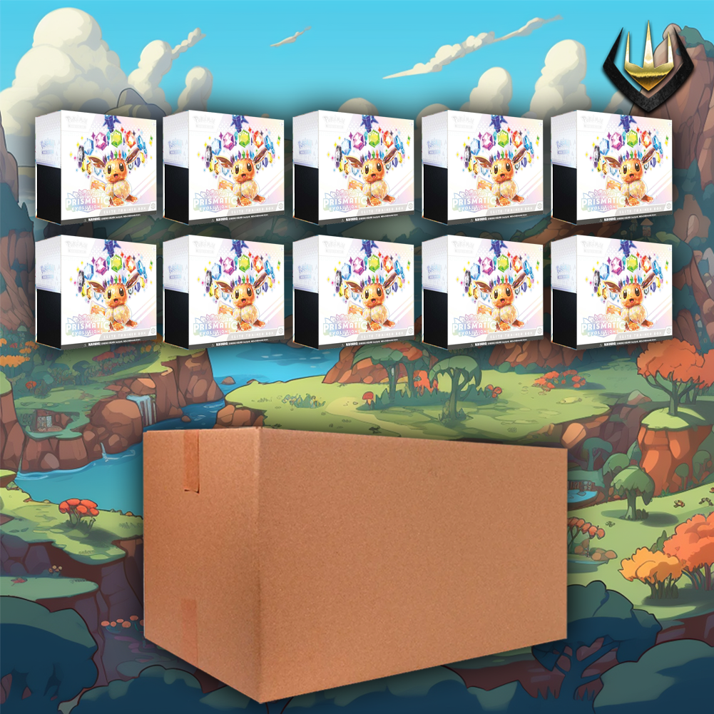 Prismatic Evolutions Pokemon ETB Elite Trainer Box Case [10 Boxes/Case]