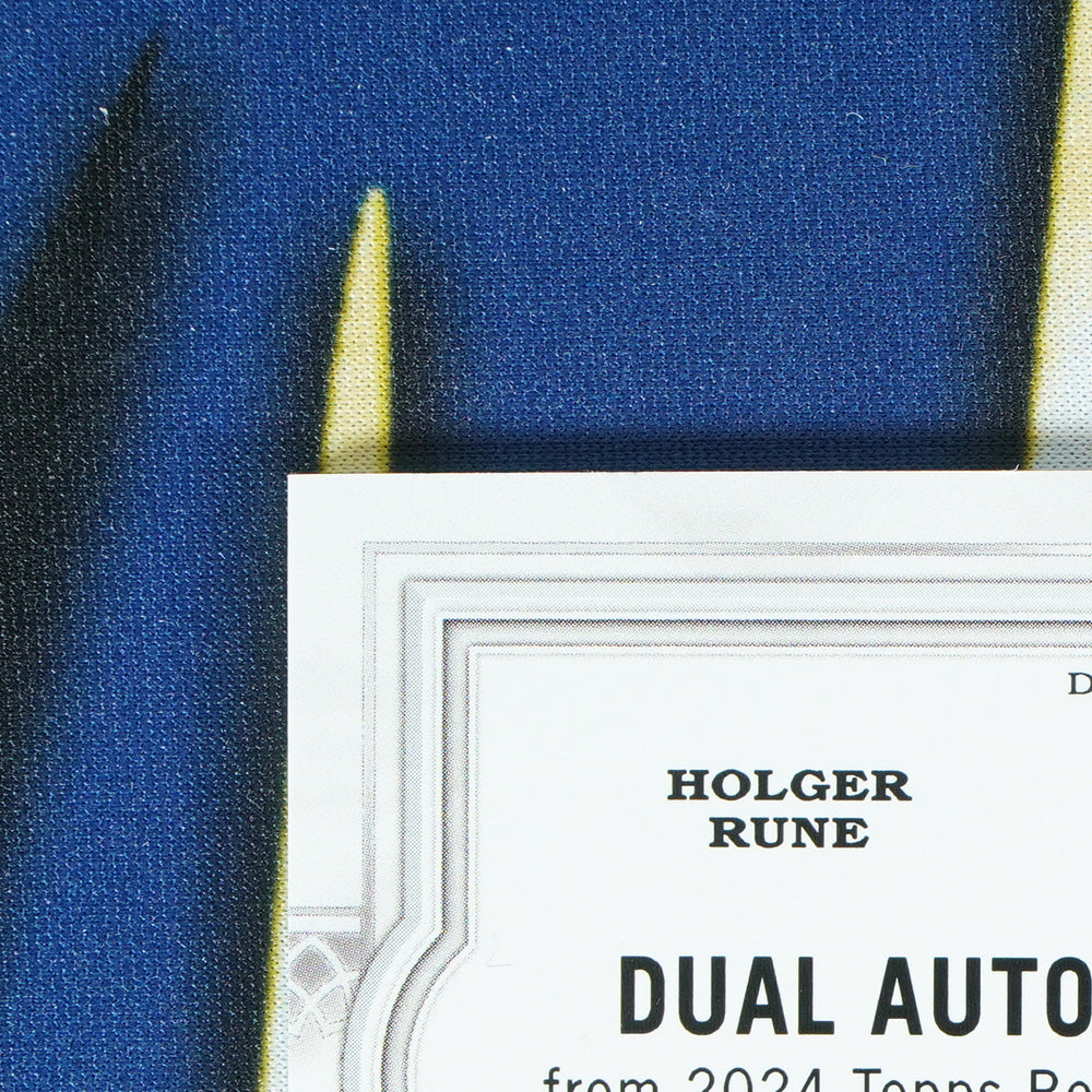 Holger Run Hubert Hurkacz TOPPS ROYALTY TENNIS Dual On Card Autograph 20/25 [Raw]