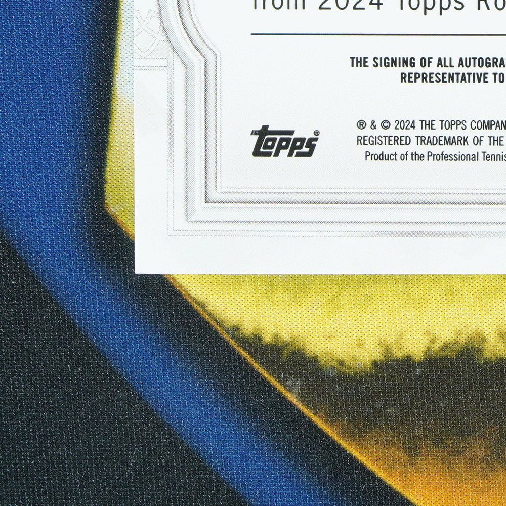 Holger Run Hubert Hurkacz TOPPS ROYALTY TENNIS Dual On Card Autograph 20/25 [Raw]