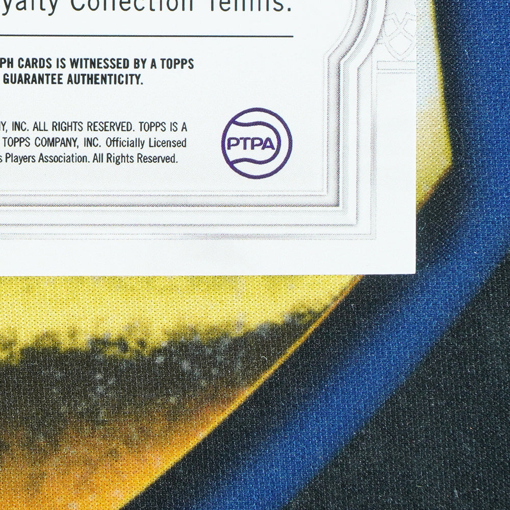 Holger Run Hubert Hurkacz TOPPS ROYALTY TENNIS Dual On Card Autograph 20/25 [Raw]