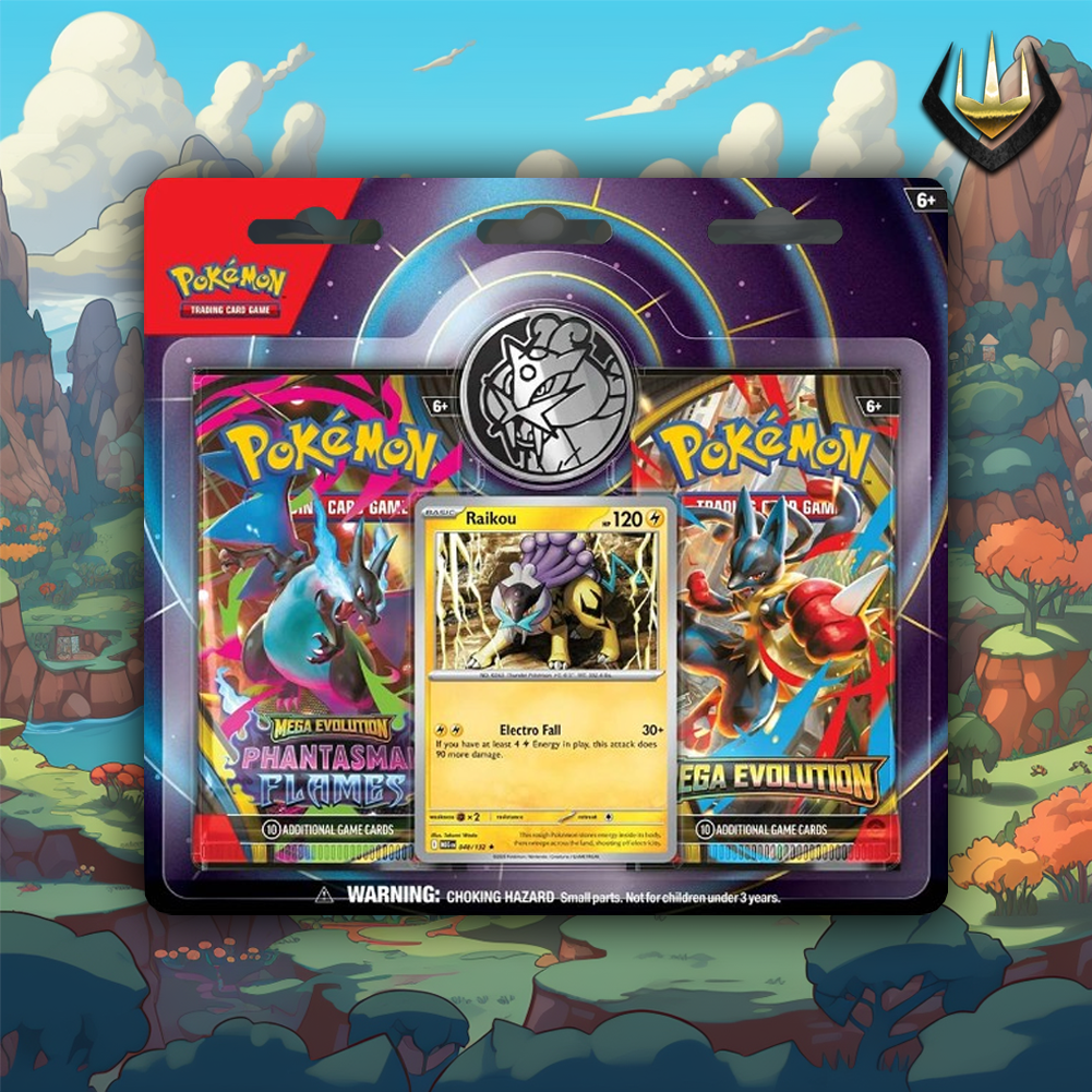 Pokemon Raikou Blister [2 Pack]