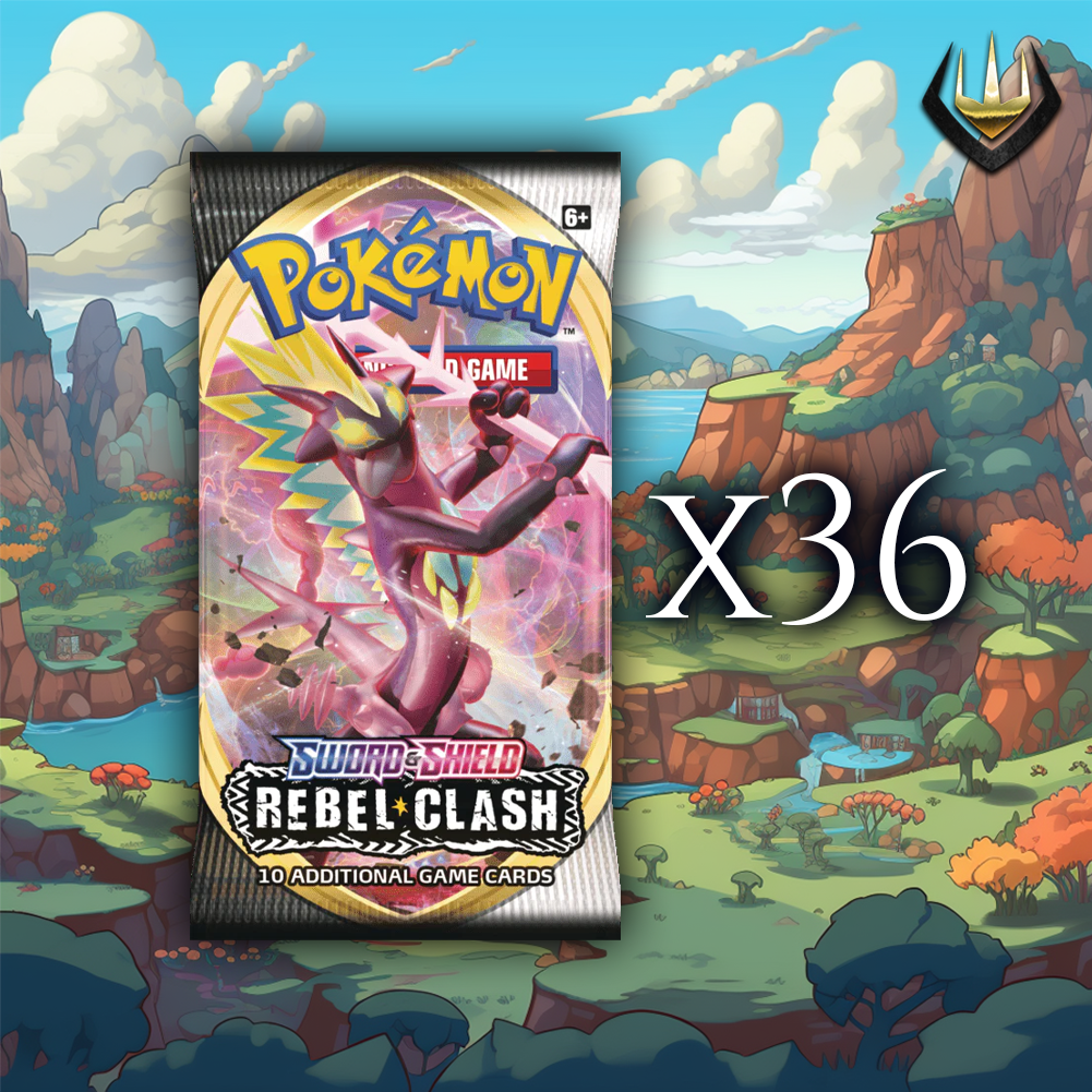 36x Rebel Clash Pokemon Booster Pack Lot