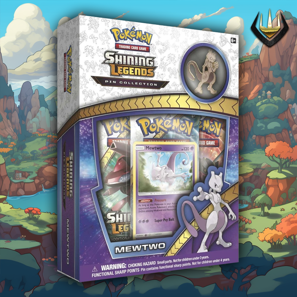 Shining Legends Pokémon Pin Collection Box [Mewtwo]