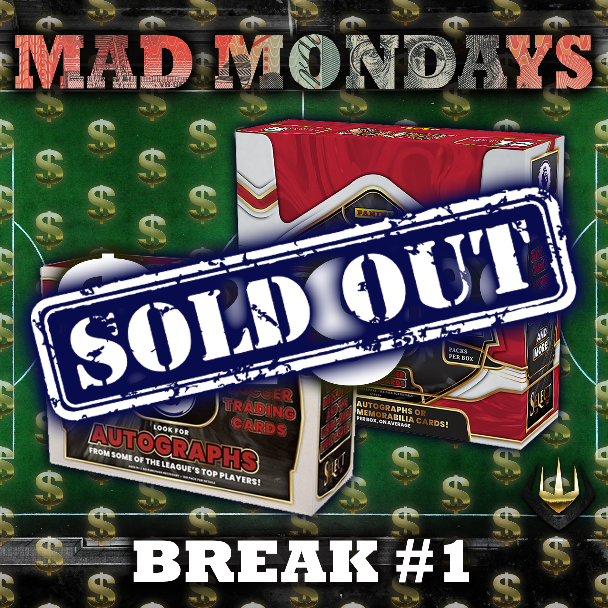 Mad Mondays Break #1 Select EPL Hobby x1 Mega x1 [Random Team]