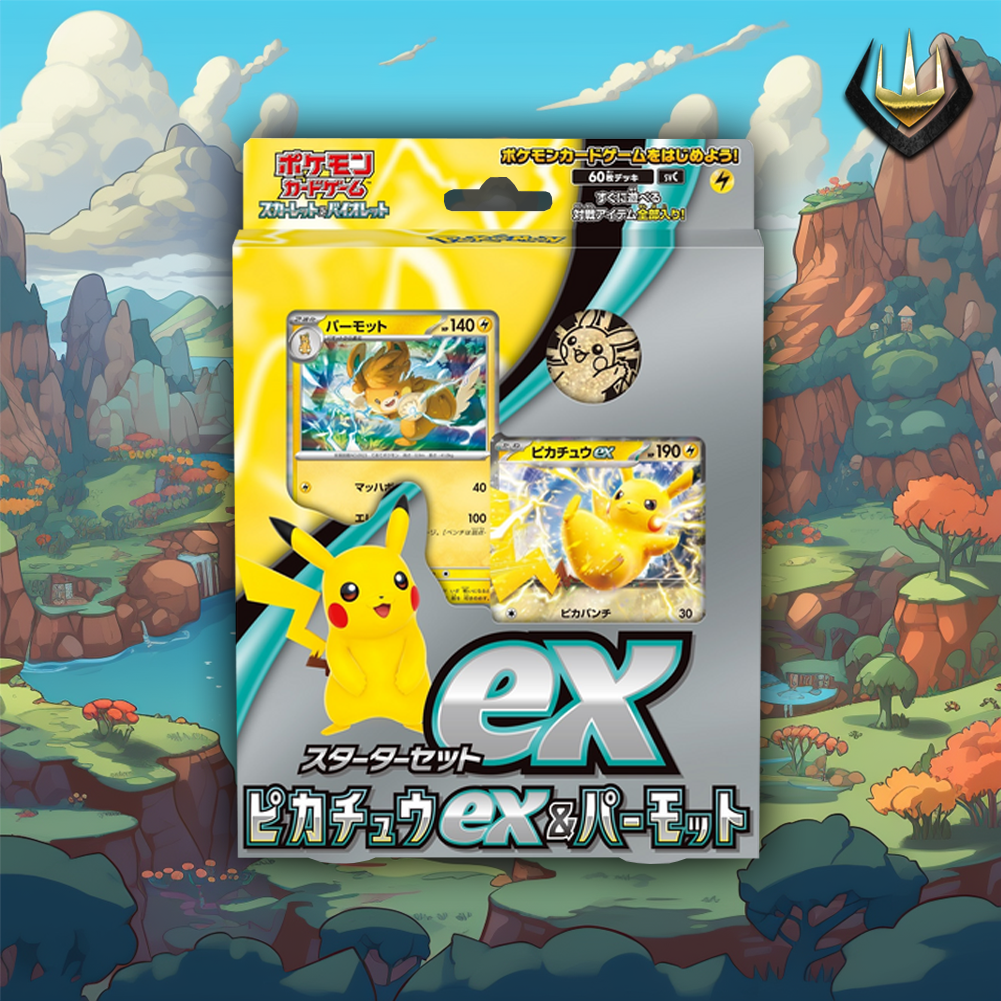 Scarlet & Violet Pokemon Japanese Starter Set [Pawmot & Pikachu ex]
