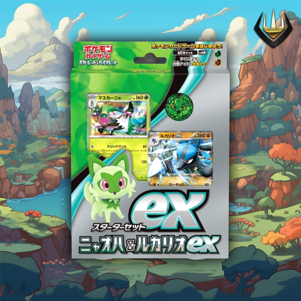 Scarlet & Violet Pokemon Japanese Starter Set [Sprigatito & Lucario ex]