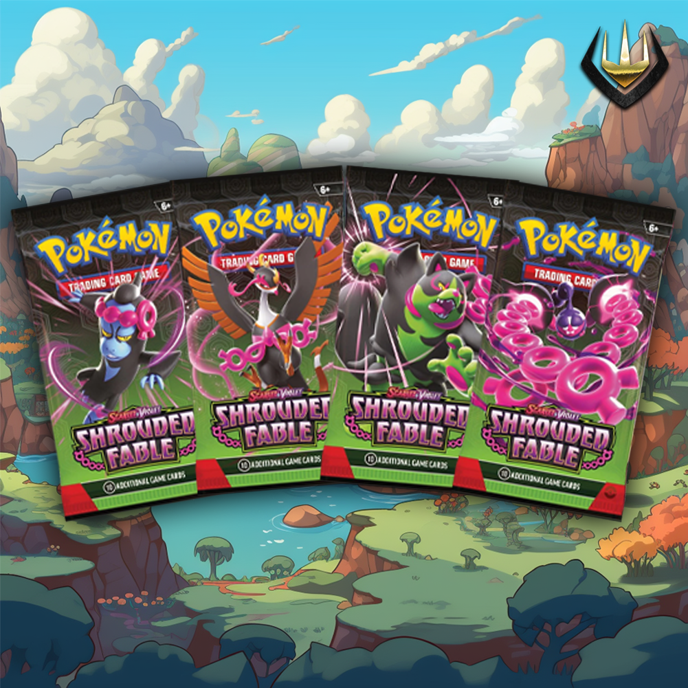 Shrouded Fable Pokémon Booster Pack Art Set [Set Of 4]
