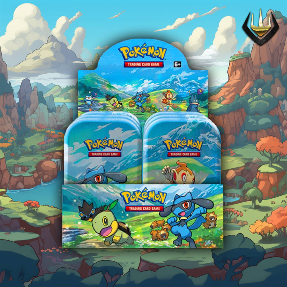 Sinnoh Stars Pokemon Mini Tin Sealed Display Box [10 Mini Tins]