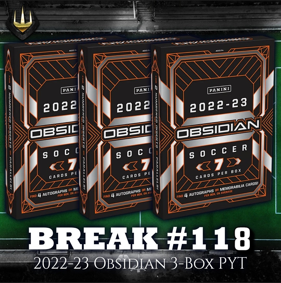 Break #118 2022-23 Panini Obsidian Hobby x3 [Pick Your Team]