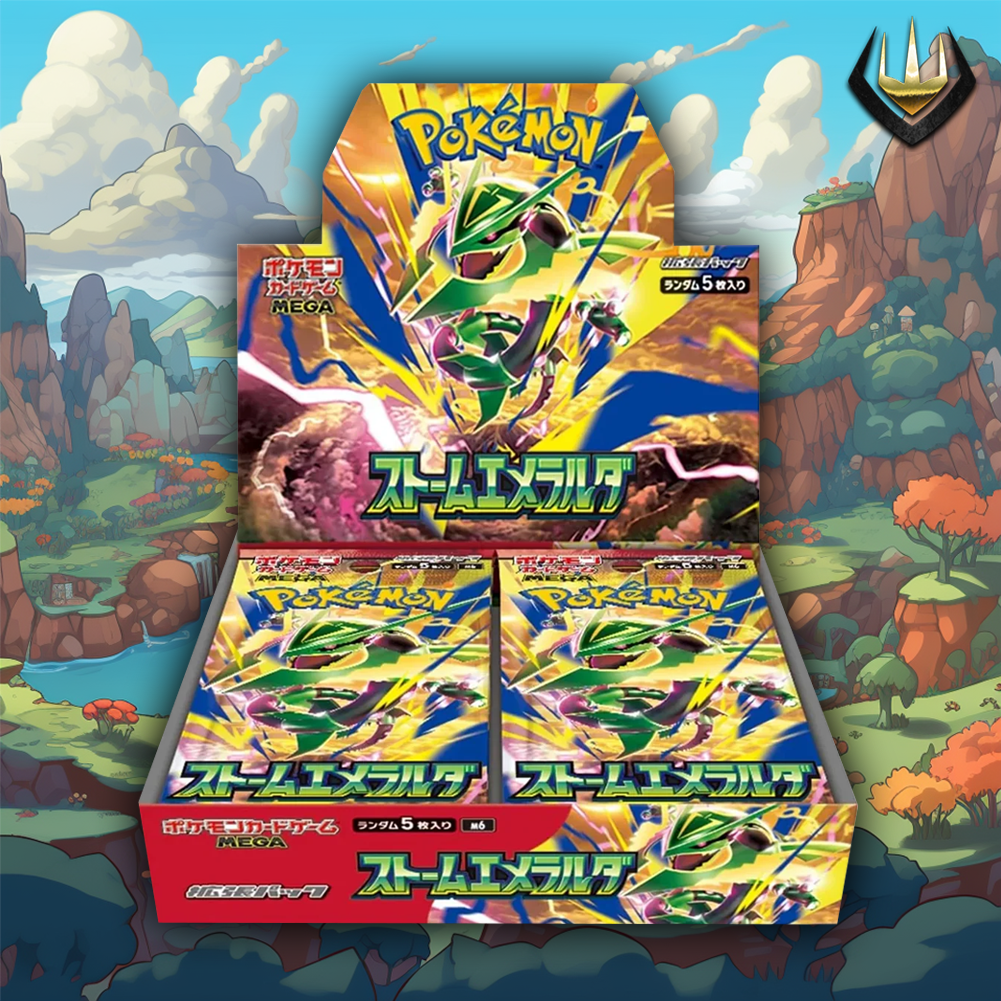 Storm Emeralda M6 Pokemon Japanese Booster Box [With Shrink Wrap]