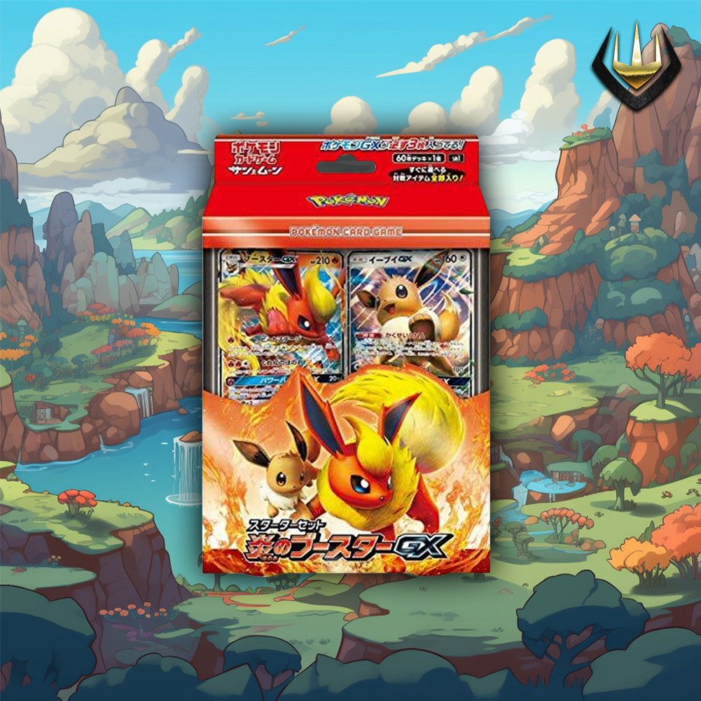 Sun & Moon Pokemon Japanese Starter Set [Fire Flareon GX]