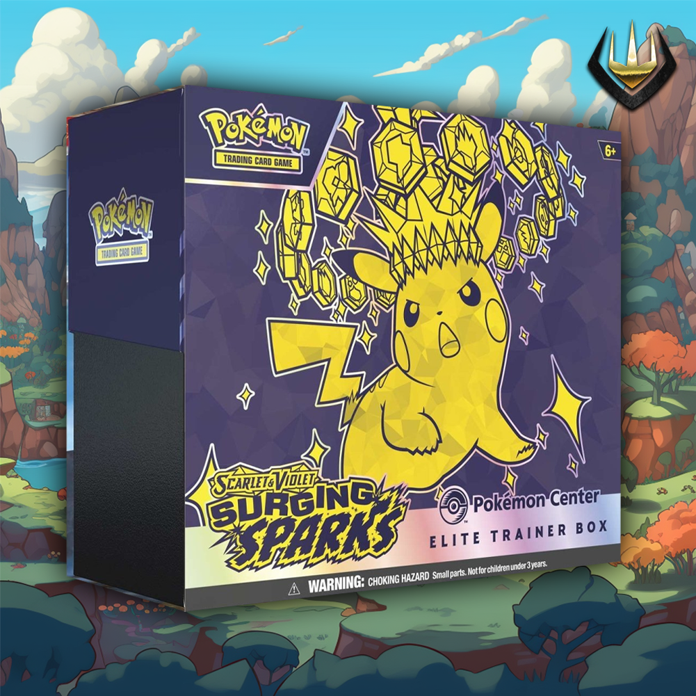 Surging Sparks Pokemon Center ETB Elite Trainer Box