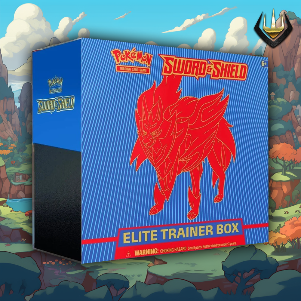 Sword & Shield Pokemon ETB Elite Trainer Box [Zamazenta]
