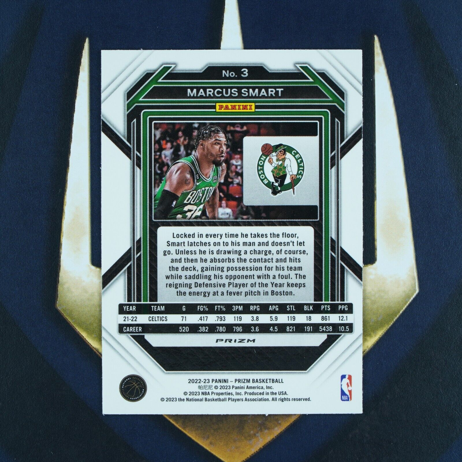 Marcus Smart 2022-23 Panini Prizm Ruby Wave #3 Boston Celtics