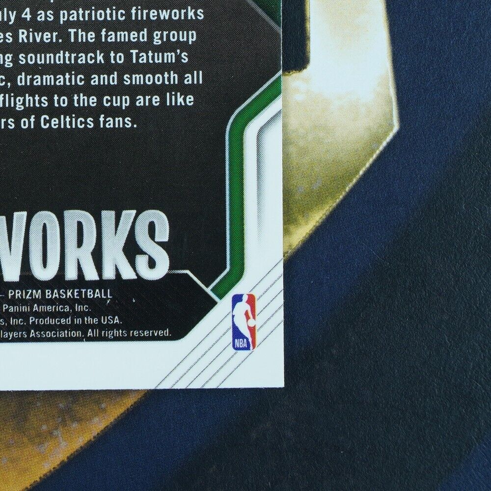 Jayson Tatum 2022-23 Panini Prizm Fireworks #5 Boston Celtics