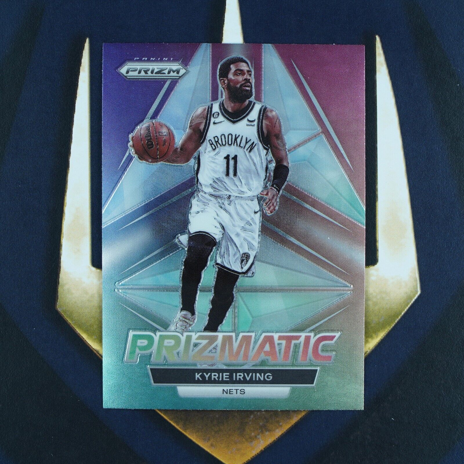 Kyrie Irving 2022-23 Panini Prizm Prizmatic #1 Brooklyn Nets