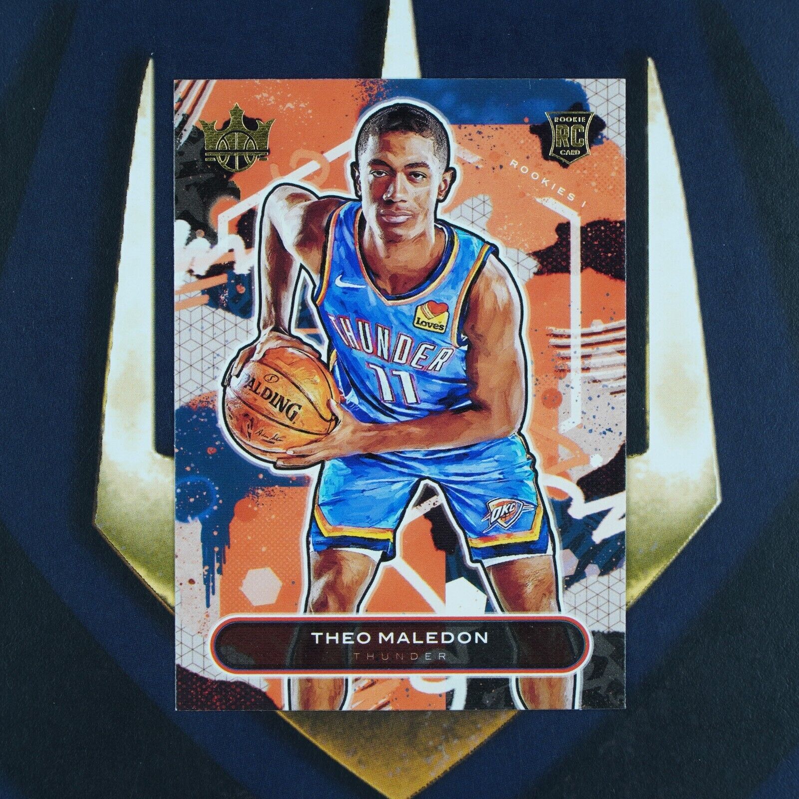 Theo Maledon 2020-21 Panini Court Kings #80 Rookies I Oklahoma City Thunder RC