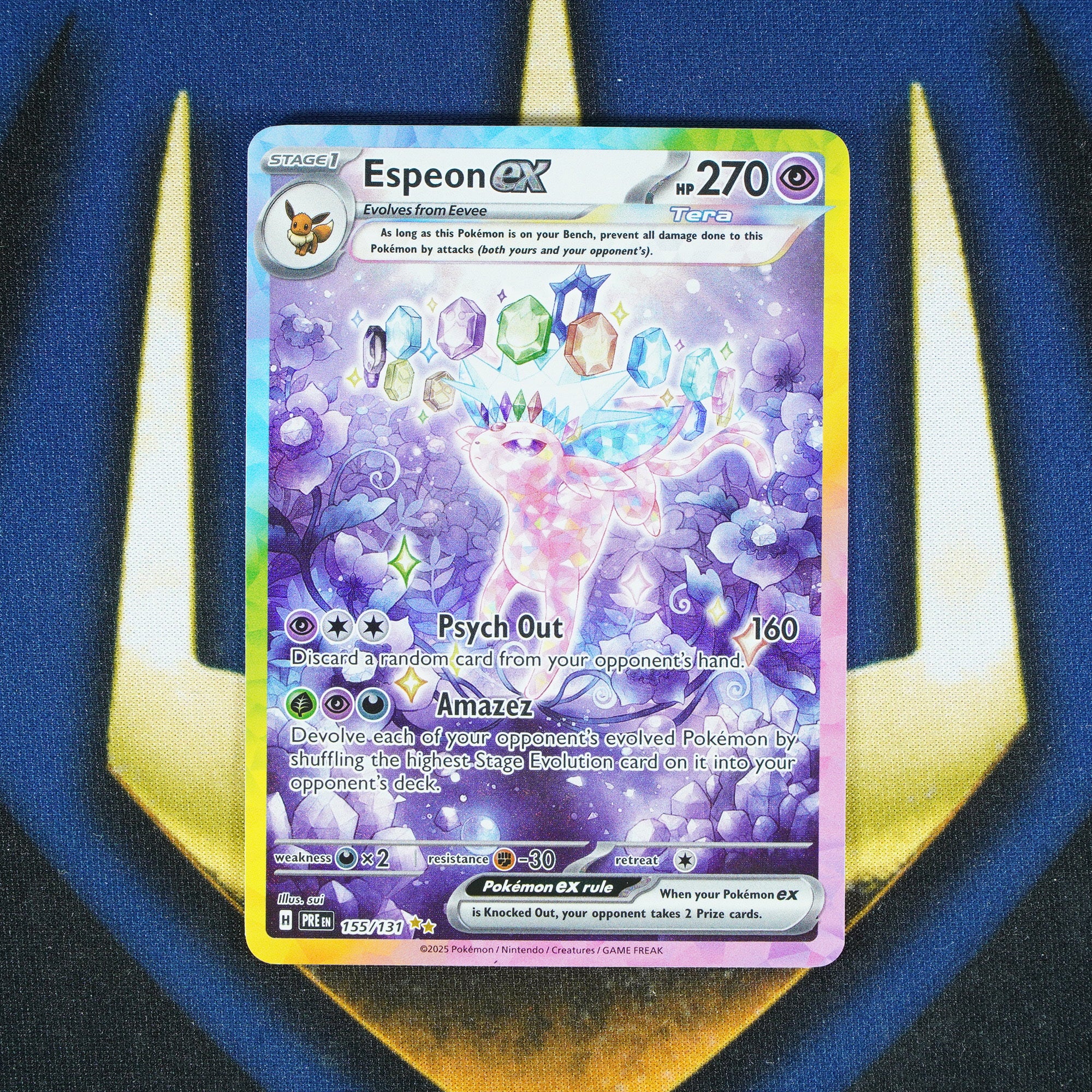 Espeon EX PRISMATIC EVOLUTIONS Special Illustration Rare 155/131 [M]