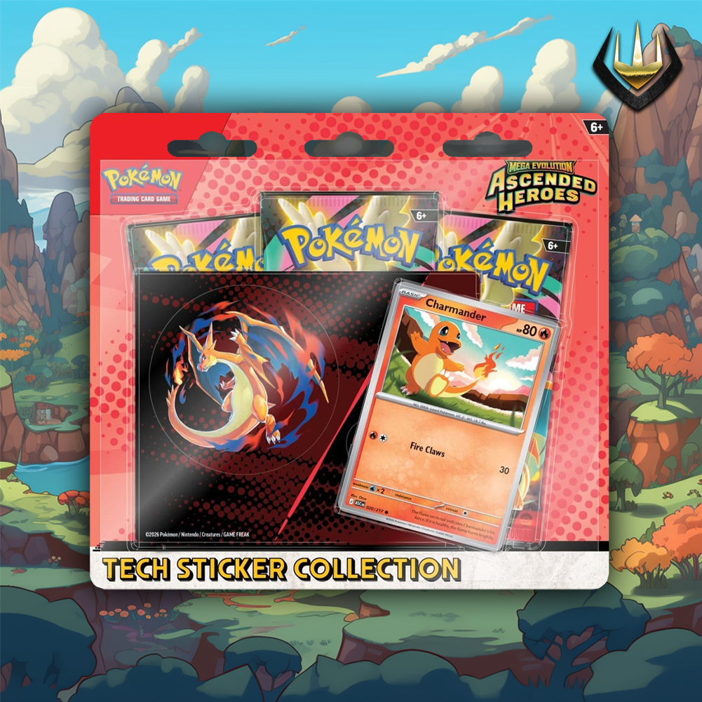 Ascended Heroes Pokemon Tech Sticker Collection [3 Packs]