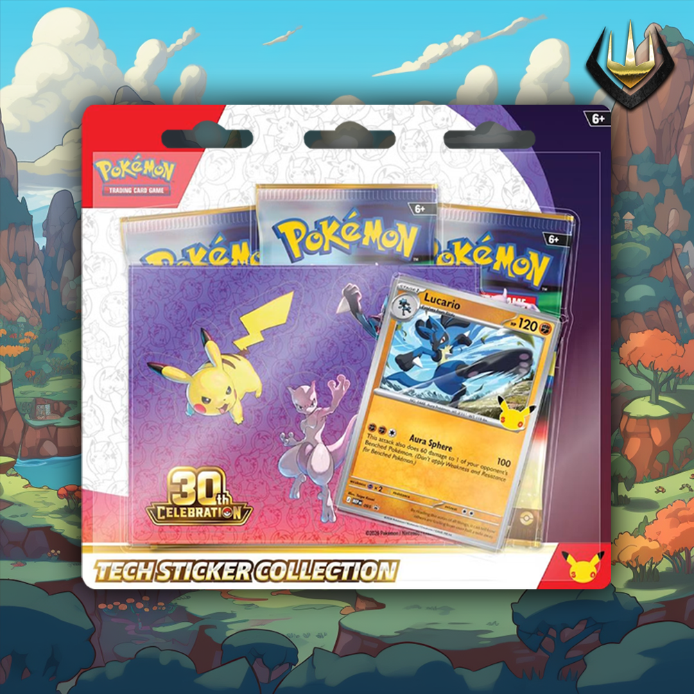 30th Celebration Pokemon Tech Sticker Collection [Lucario]