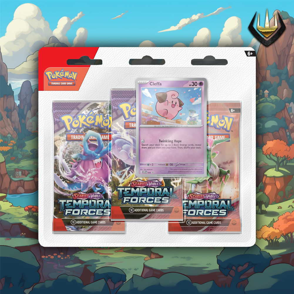 Temporal Forces Pokemon Blister Pack [3 Packs]