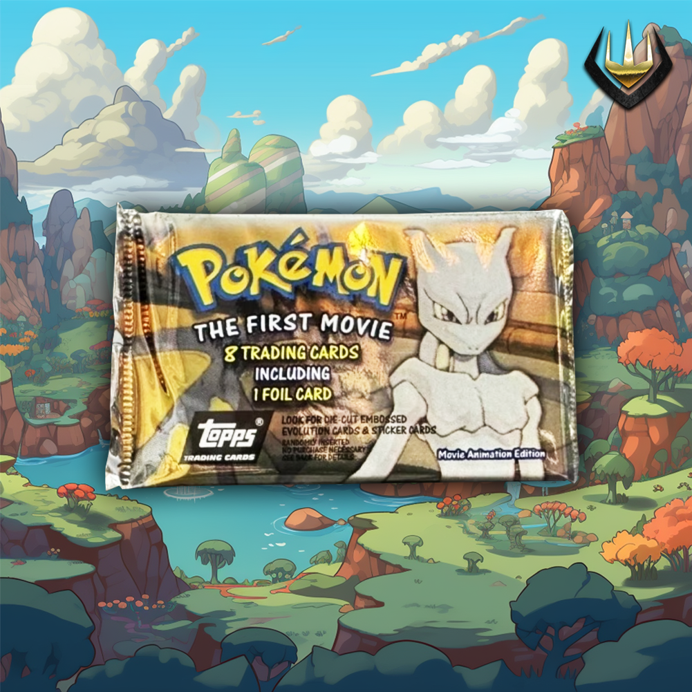 Topps Pokemon First Movie Booster Pack [Black Logo]