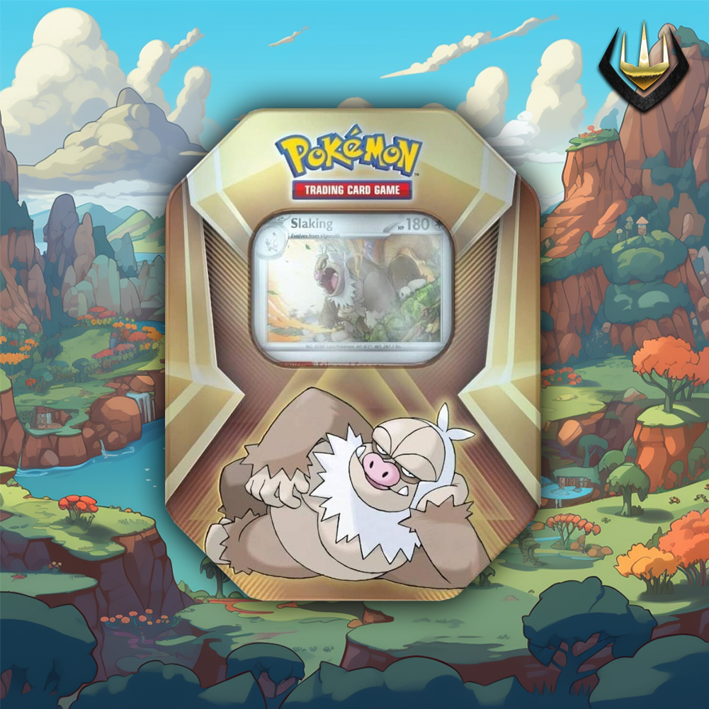 Triple Whammy Pokemon Display Tin [Slaking]