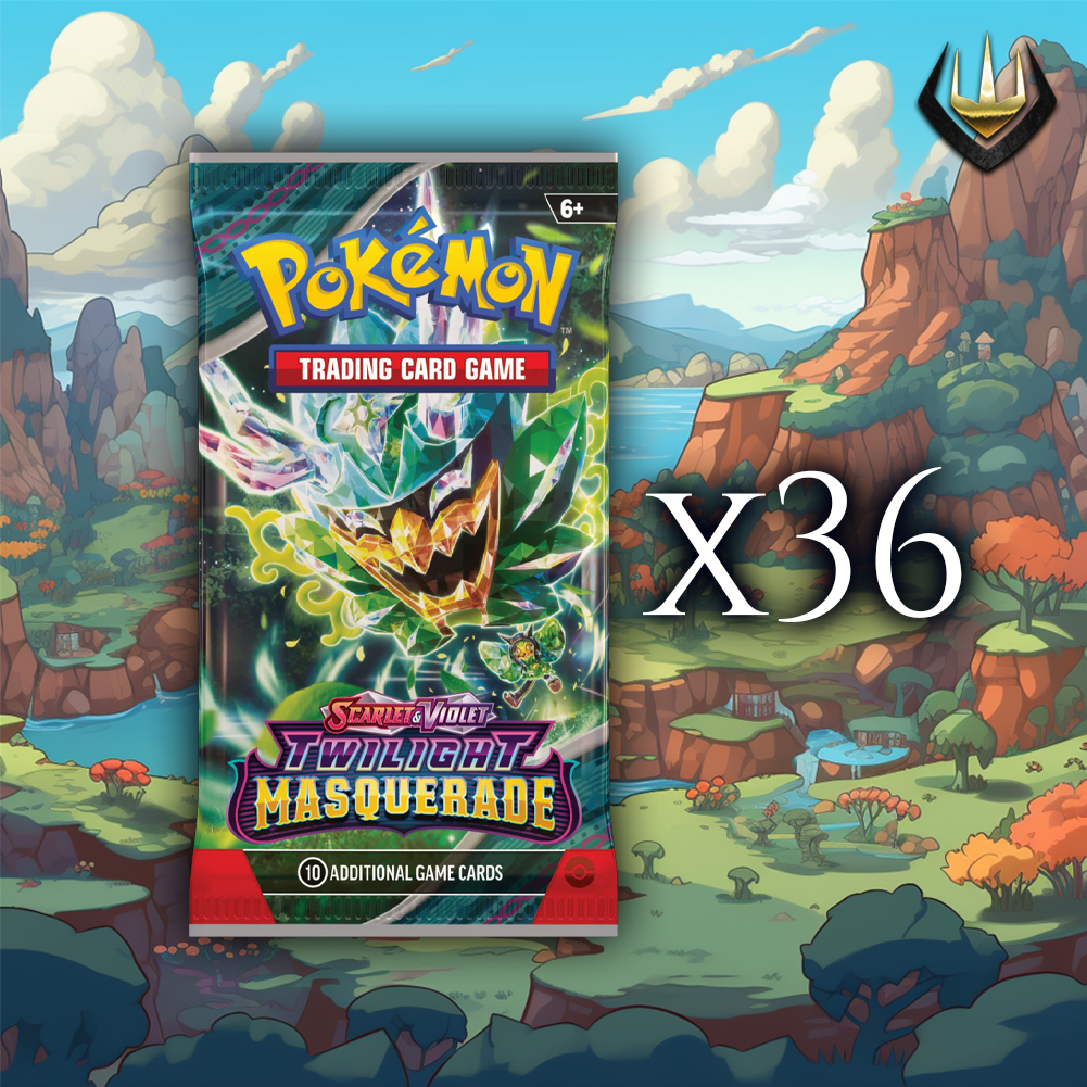 36x Twilight Masquerade Pokemon Booster Pack Lot