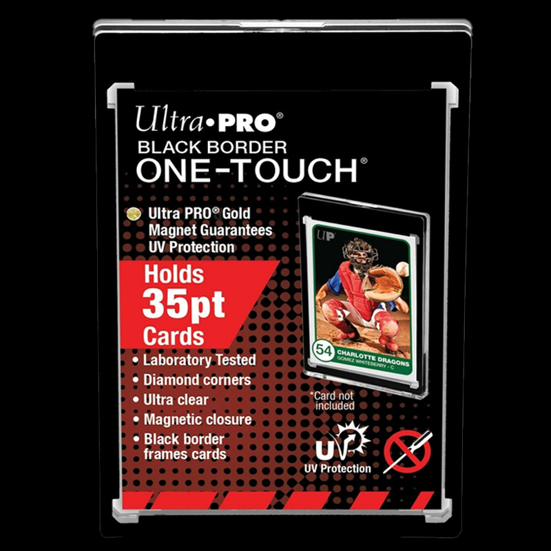 Ultra PRO One-Touch 35pt BLACK BORDER Magnetic Card Display Holder Protector