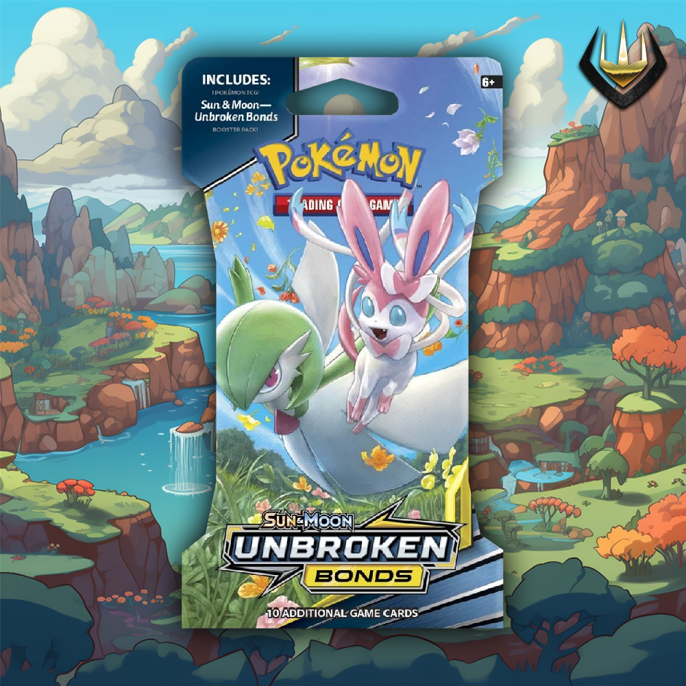 Unbroken Bonds Pokemon Sleeved Booster [Random Art]