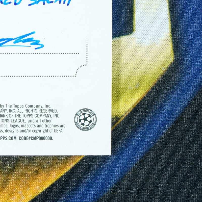 Mohamed Salah 2025-26 TOPPS UCC FLAGSHIP 1/1 One Of One Artist Sketch Card