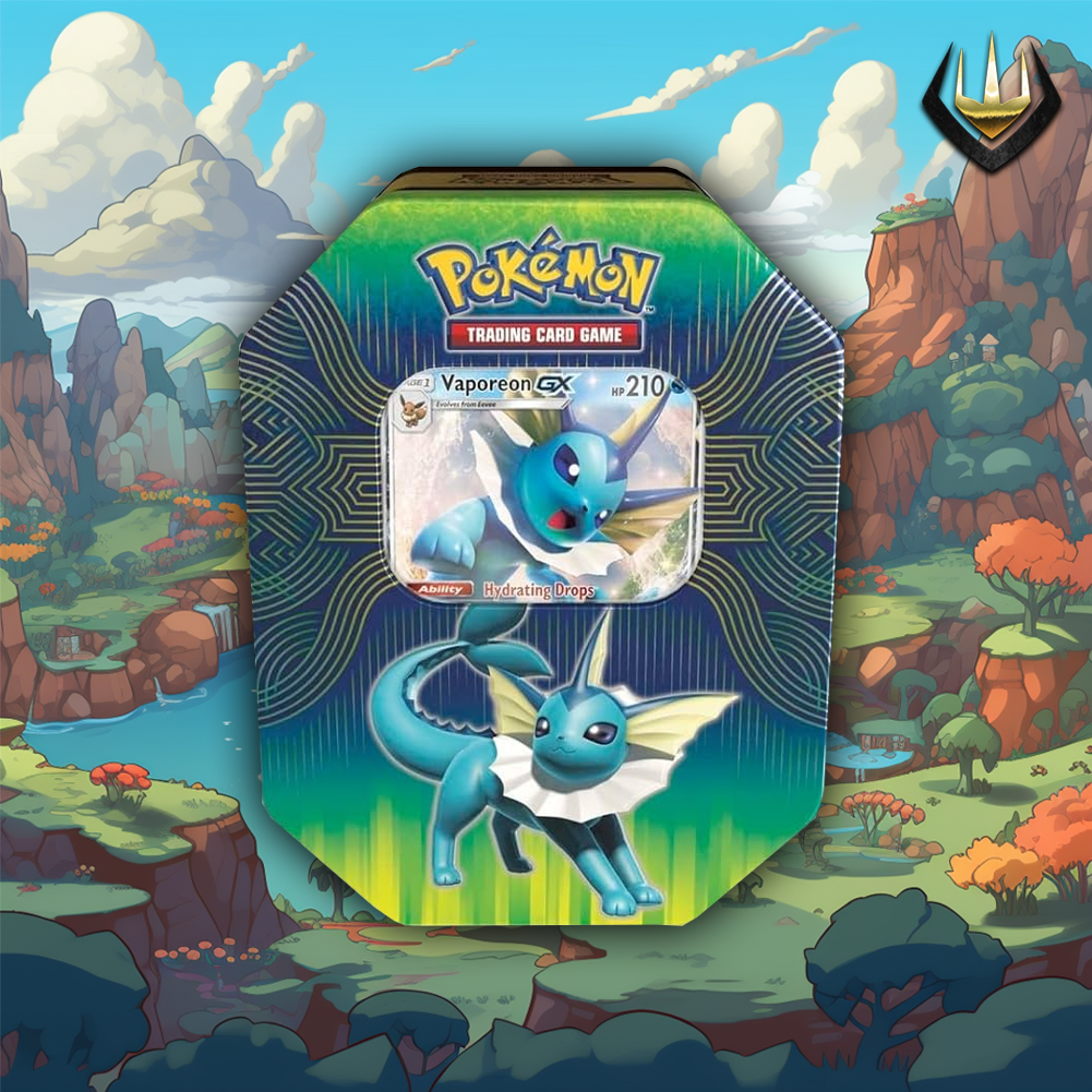 Elemental Power Pokemon Display Tin [Vaporeon]