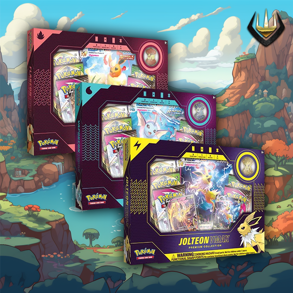 Pokemon Premium Collection Box 3-Box Set  [Vaporeon, Jolteon & Flareon VMAX]
