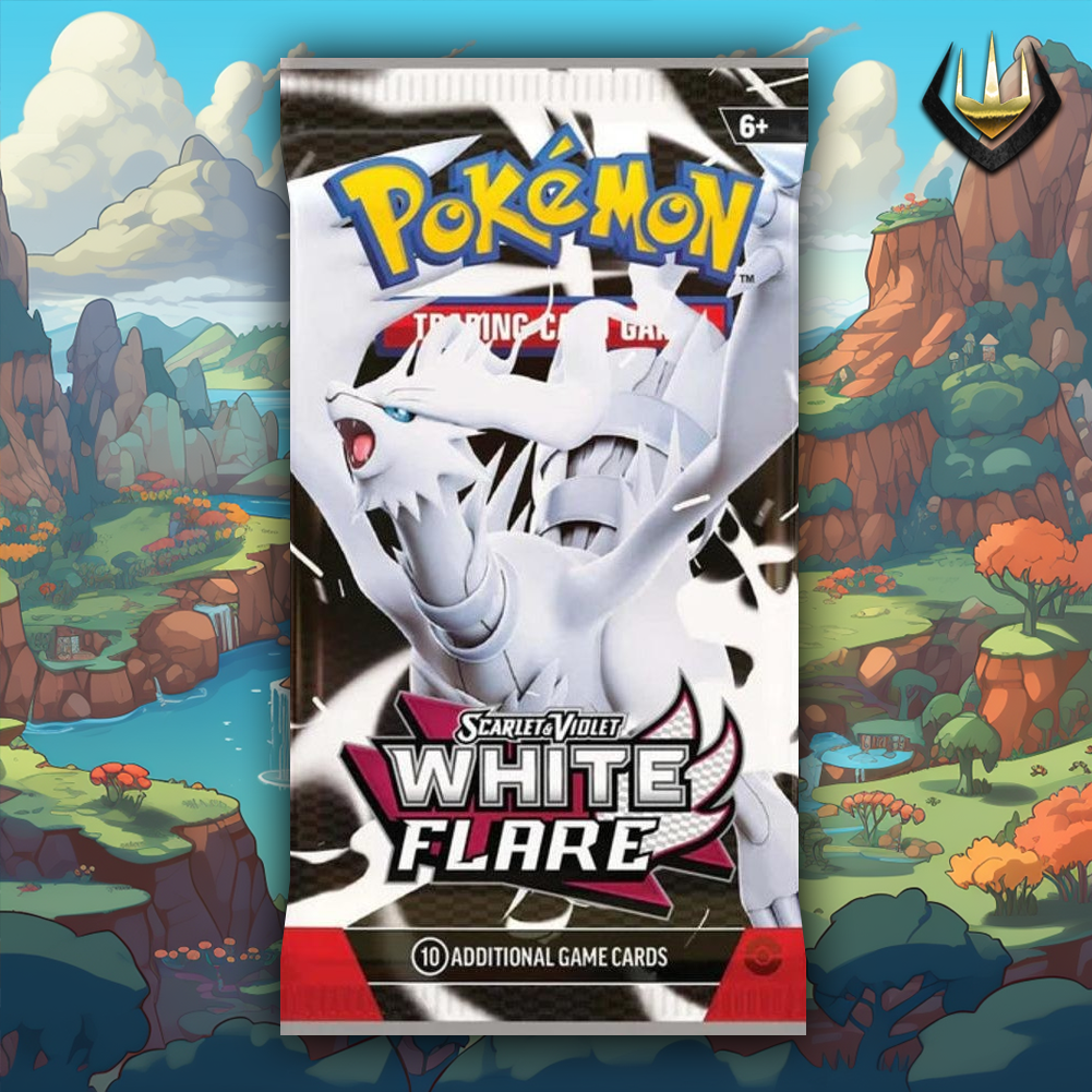 White Flare Pokemon Booster Pack [Random Art]