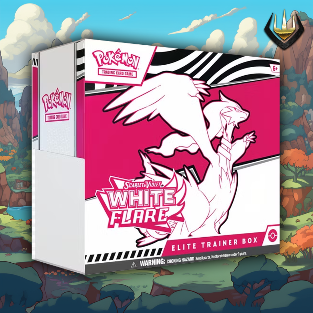 White Flare Pokemon ETB Elite Trainer Box