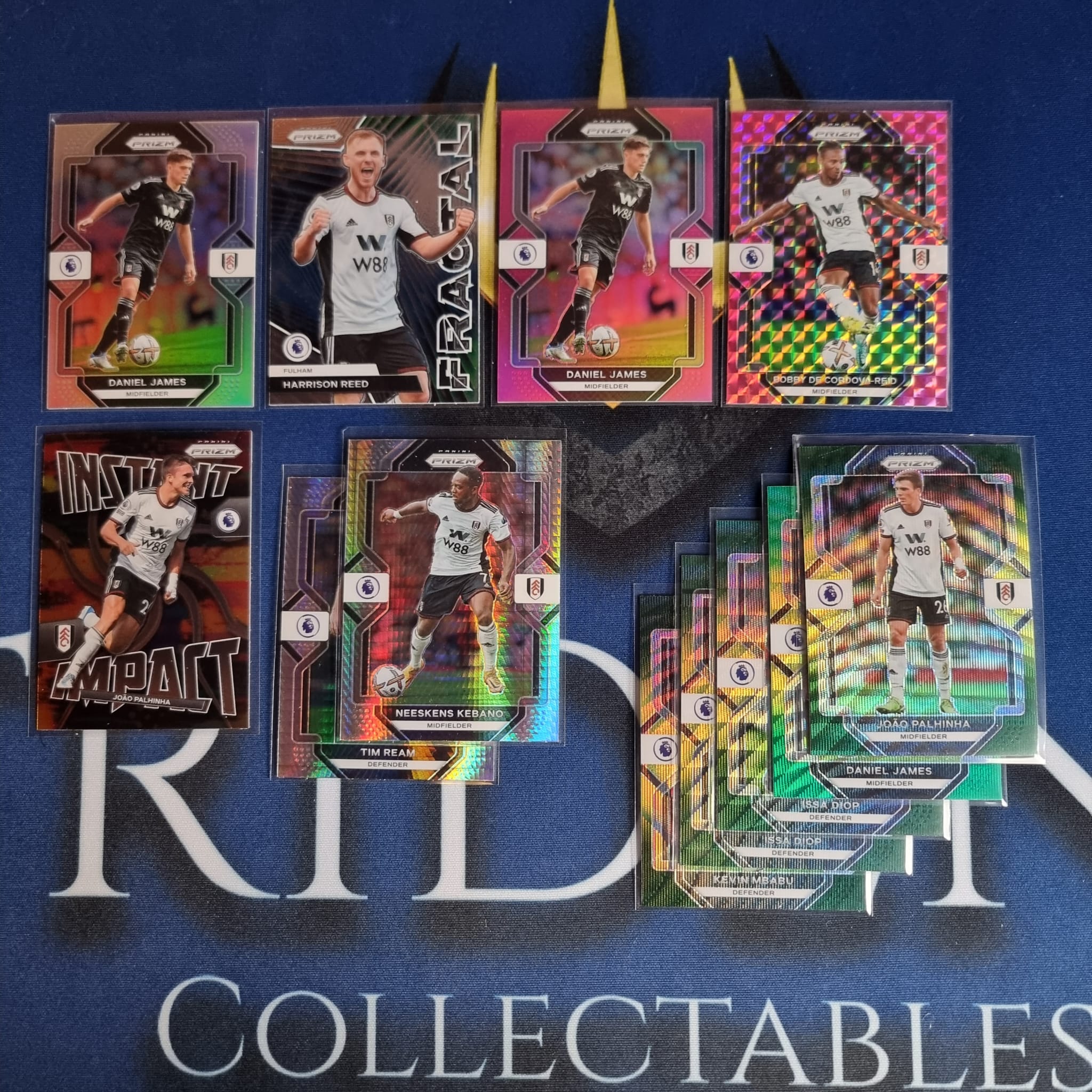 2022-23 Panini Prizm EPL Team Lot Fulham