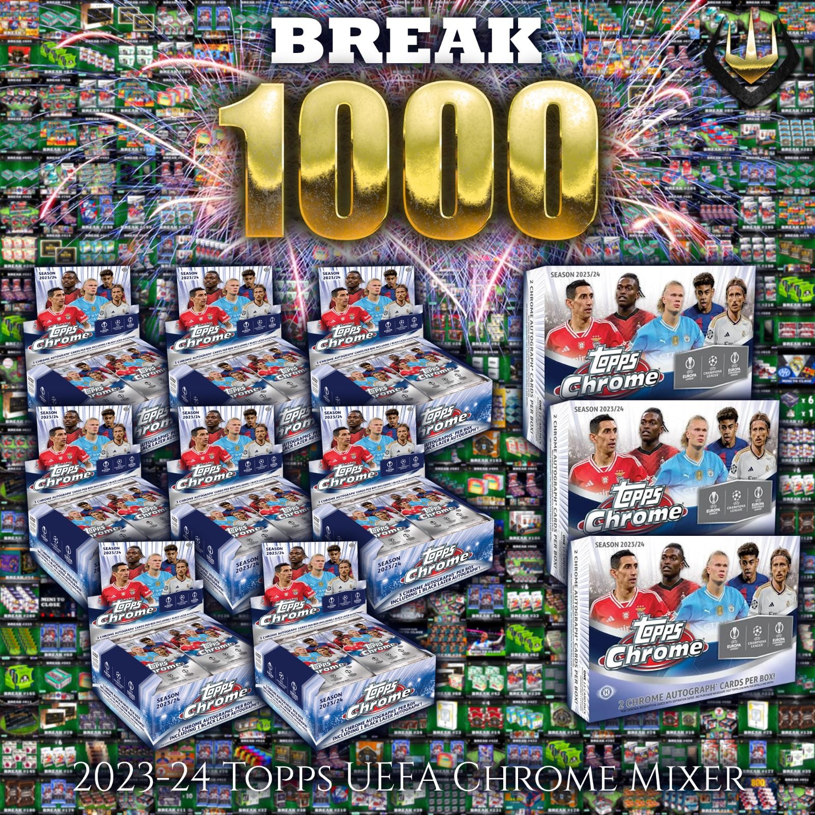 ***#1000 SOCCER*** BEST OF 2023-24 TOPPS UEFA CHROME MEGA MIXER FEATURING JUMBO & BREAKERS DELIGHT [Pick Your Team/Pick Your Player]