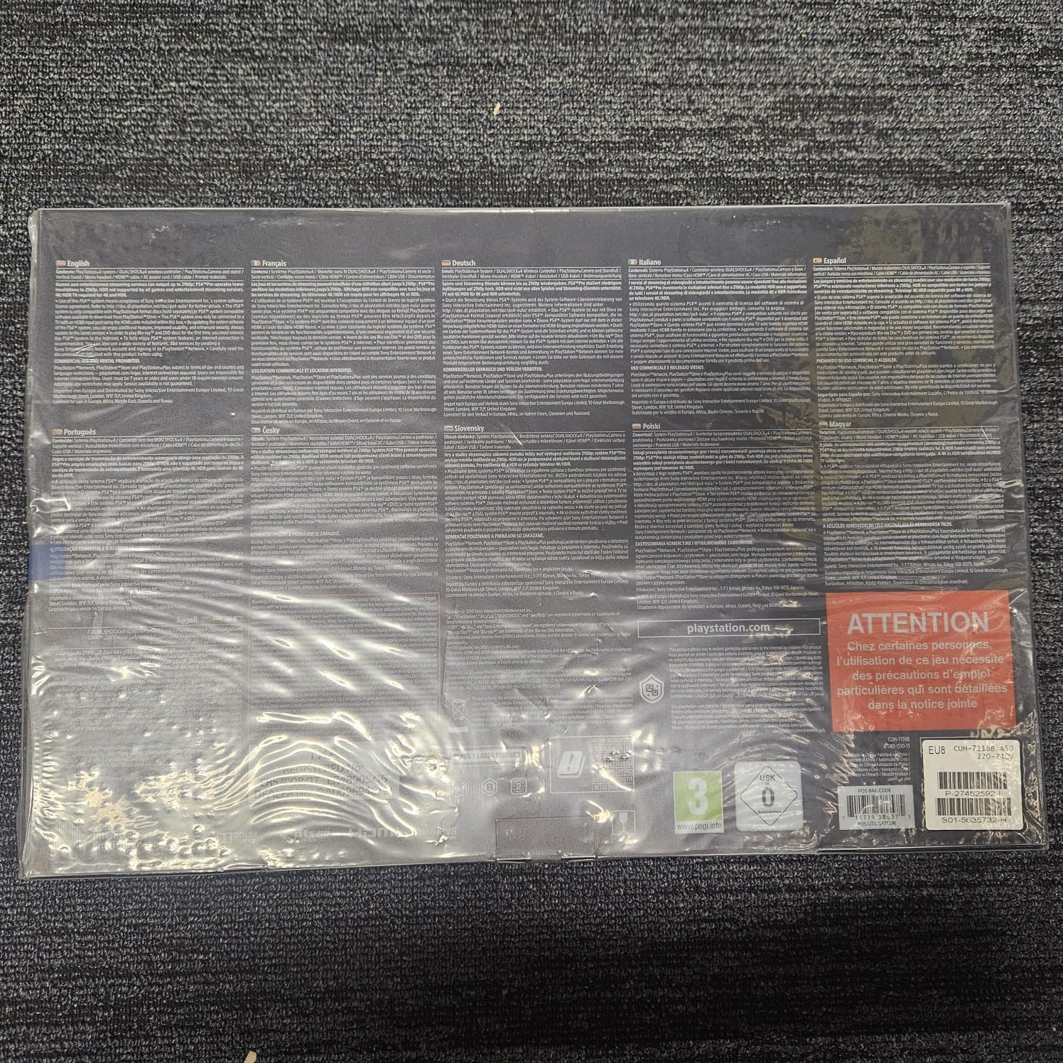 Sony PlayStation 4 Console - 500 Million Limited Edition [EU Version CUH-7116B]