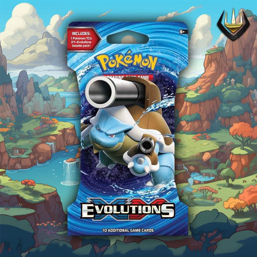 XY Evolutions Pokémon Sleeved Booster [Random Art]