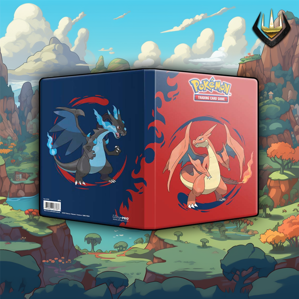 ULTRA PRO Pokémon Charizard X & Mega Charizard Y 4-Pocket Portfolio