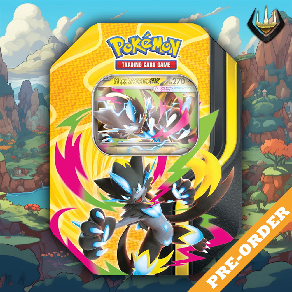 Mega Forces Pokemon Collectors Tin [Mega Zeraora ex] [Pre-Order 11/12]