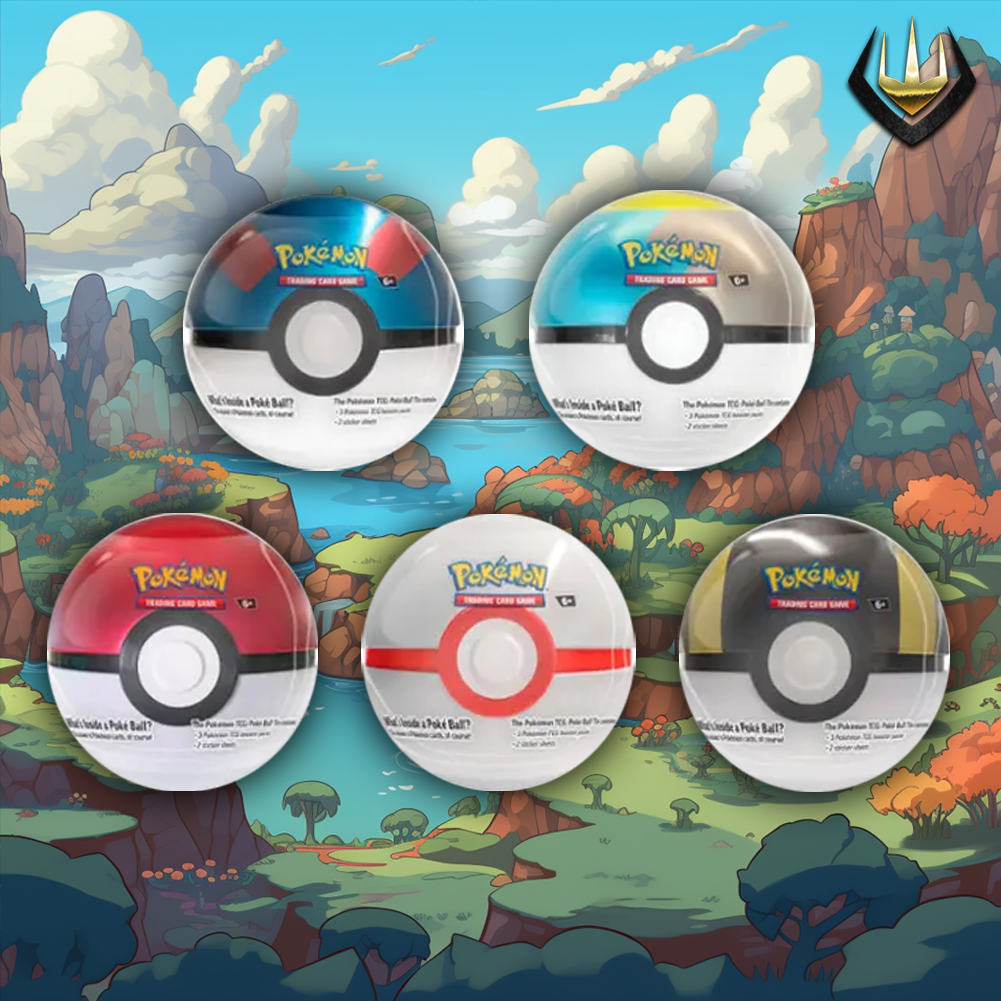 Pokeball A24 Tin Pokemon [1x Random Style]