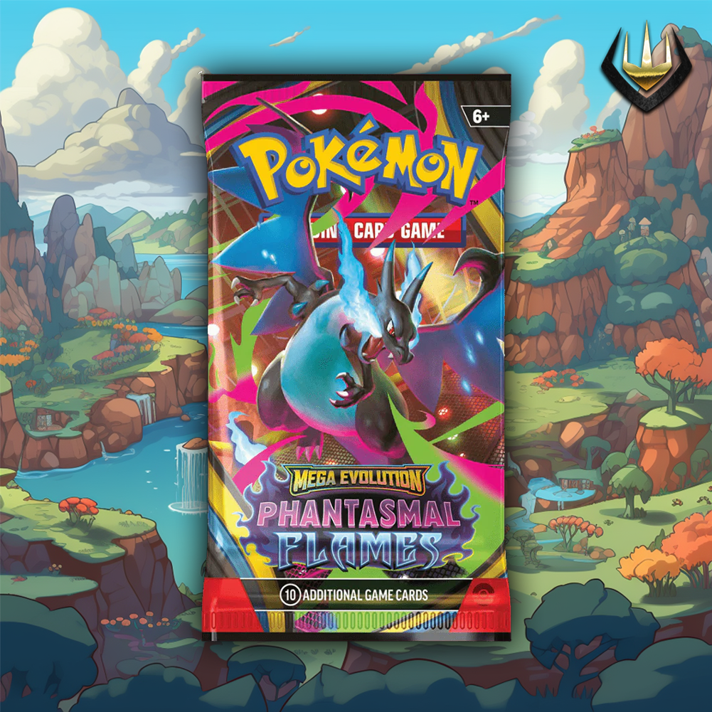 Phantasmal Flames Pokemon Booster Pack [Random Art]