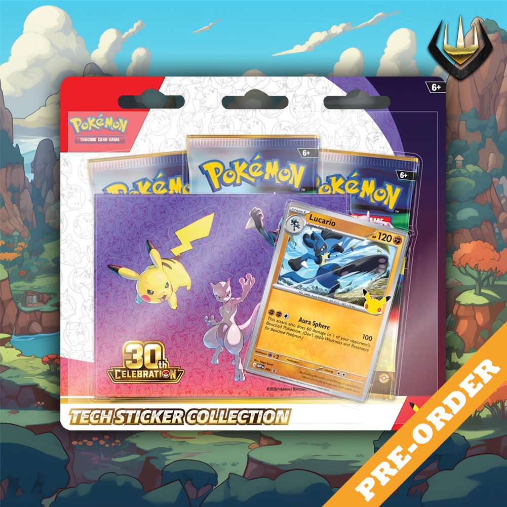 30th Celebration Pokemon Tech Sticker Collection [Lucario] [Pre-Order 16/9]